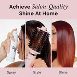 L'ANGE HAIR Glass Hair Heat Protectant Spray | Anti-Frizz Blow Dry Mist | Long Lasting Hold & Shine | Humidity Protection | Thermal Heat Protection Spray | Lightweight Blow Out Primer, 5 fl oz Bottle
