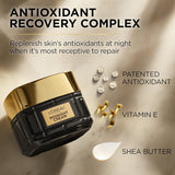 L'Oreal Paris Age Perfect Anti-Aging Midnight Face Cream, Fragrance-Free Face Moisturizer with Antioxidants to Reduce Wrinkles and Firm Skin, 1.7oz + Serum SamCWe