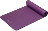 Gaiam Yoga Mat, Pilates & Exercise Mat, Thick 2/5" (10mm) Workout Mat with Easy-Cinch Carrying Strap for Home & Gym Workouts