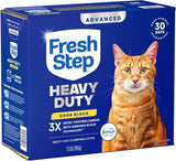 Fresh Step Heavy Duty Odor Block Advanced Multi Cat Clumping Litter with Febreze, 17.5 lb (Package May Vary)