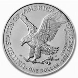 2025 - American Silver Eagle .999 Fine Silver with our Smyrnacoin Certificate of Authenticity Dollar Uncirculated US Mint
