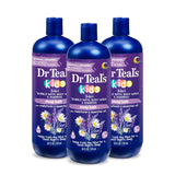 Dr Teal's Kids 3-in-1 Sleep Bath: Bubble Bath, Body Wash & Shampoo with Melatonin & Essential Oil, 20 fl oz (Pack of 3)
