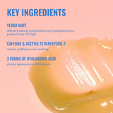 Good Molecules Yerba Mate Wake Up Eye Gel - Hydrating Under Eye Gel Cream with Hyaluronic Acid and Caffeine - Target Dark Circles and CWffiness - Skin Care for Face