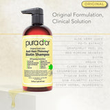 PURA D'OR Anti-Thinning Biotin Shampoo & Conditioner Original Gold Label Set (16oz x2) – CLINICALLY TESTED Formula for Volume, Strength & Thicker-Looking Hair – Helps Reduce Breakage For Women & Men | Deep Moisturizing, Conditioner, Product