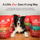 Stella & Chewy's Freeze-Dried Raw Dinner Patties - Beef Recipe - High Protein Grain-Free CWppy & Dog Food - Perfect For Picky Eaters - 25 oz