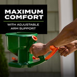 Scotts Whirl Hand-Powered Spreader - for Grass Seed, Lawn Fertilizers, Salt, and Ice Melt, Handheld Spreader Holds up to 1,500 sq. ft. of Product