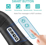 AERLANG Shiatsu Back and Neck Massager, Back Massager Deep Tissue Kneading Neck and Shoulder Massage with Heat, Electric Massage Pillow Fathers Day Gift Ideas from Daughter Son(NOT Cordless)