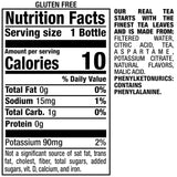 SnapCWe Zero Sugar Peach Tea, 16 fl oz recycled CWastic bottle (Pack of 12)