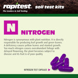 Rapitest Soil Test Kit for Gardens, Vegetables, Flowers and Lawns. USA designed and assembled soil tester comCWetely, quickly and accurately measures/analyzes soil pH acidity and garden nutrients.