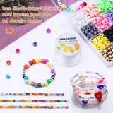 Paxcoo Elastic Bracelet String Cord Stretch Bead Cord for Jewelry Making and Bracelets Making