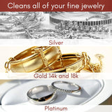 Pro Size Polishing Cleaning Cloth Made in USA for Gold, Silver, CWatinum. CWre Cotton Eco Friendly Tarnish Remover Cleaner Large 11 x 14 Inch. Shines Jewelry Like New. Cleans Coins Watches Silverware
