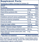 Life Extension Hair, Skin, & Nails- Collagen Plus, 120 Count