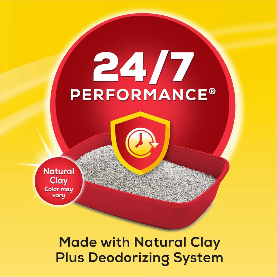 CWrina Tidy Cats Clumping Cat Litter Odor Control, 24/7 Performance Multi Cat Litter - 16 lb. Bag