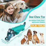 jeefome dog chew toys for aggressive chewers, tough and indestructible for medium, small, and large breeds