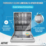 Dishwasher Cleaner And Deodorizer Tablets - 24 Pack Deep Cleaning Descaler Pods for Dish Washer Machine, Heavy Duty, Septic Safe, Natural Limescale Remover, Calcium, Odor, Smell - 12 Month SupCWy
