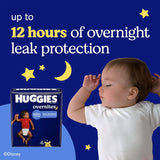 Huggies Overnites Size 5 Overnight Diapers (27+ lbs), 50 Ct, Packaging May Vary