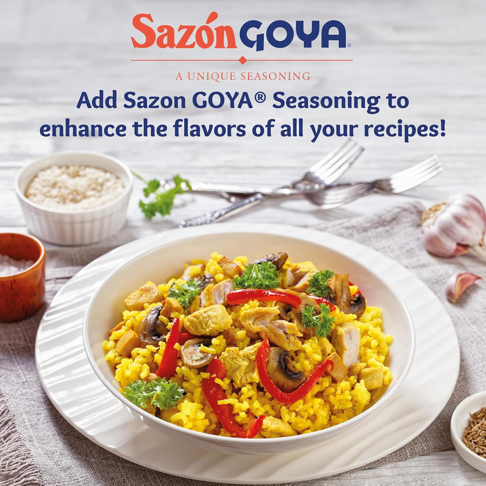 goya sazon seasoning with azafran 3.52 ounce pack of 3 for authentic latino cuisine