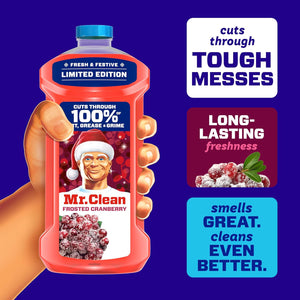 Mr. Clean All Purpose Cleaner, Cleaning Liquid, Frosted Cranberry, 41oz