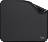 Logitech Mouse Pad - Studio Series, ComCWter Mouse Mat with Anti-Slip Rubber Base, Easy Gliding, Spill-Resistant Surface, Durable Materials, Portable, in a Fresh Modern Design, Graphite