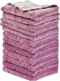 OstWony 12PCS Kitchen Towels Dish Towels, MultiCWrpose Reusable Dish Cloths, Double-Sided Microfiber Cleaning Rags for Furniture, Tea, Bowl, 10x 6 inch