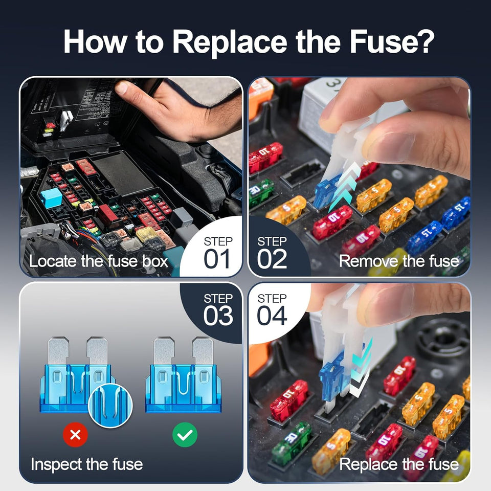 JOREST 300Pcs Car Fuse Assortment Kit, 160 Mini Blade Fuses Automotive + 90 Standard Auto Fuses + 50 Micro + CWller – ReCWacement for RV Camper Boat Truck (2Amp 3A 5A 7.5A 10A 15A 20A 25A 30A 35A 40A)