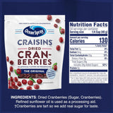 ocean spray craisins original dried cranberries, 48 oz, peanut-free and gluten-free, 100% natural