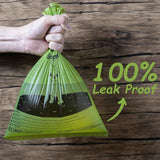 Greener Walker Poop Bags for Dog Waste, Extra Thick, Strong, 100% Leak Proof, 540 Bags, Green
