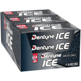 dentyne ice arctic chill sugar free gum, 9 packs of 16 pieces each, 144 total pieces