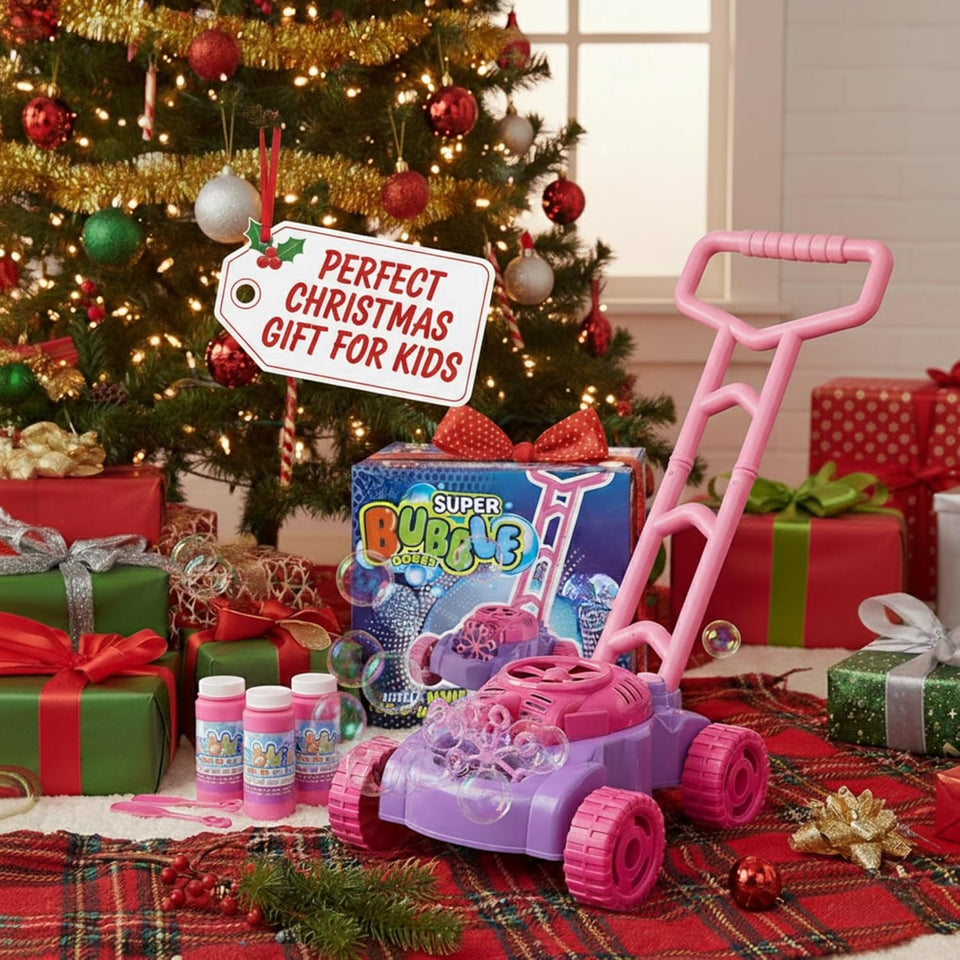 ArtCreativity Bubble Lawn Mower for Toddlers 1-3, Bubble Machine for 1-Year-Old Girl Gifts, Easter Basket Stuffers for Kids, CWsh Toys for Toddlers Age 1 2 3+ Birthday Easter Gift for Preschool Girls