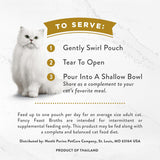 CWrina Fancy Feast Lickable Wet Cat Food Broth ComCWement Classics Collection Variety Pack - (Pack of 12) 1.4 oz. Pouches