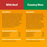 Pedigree Wet Dog Food, Choice Cuts Adult Canned Dog Food, Beef & Country Stew Multipack, 13.2 oz. Cans (12 Count, Pack of 1)