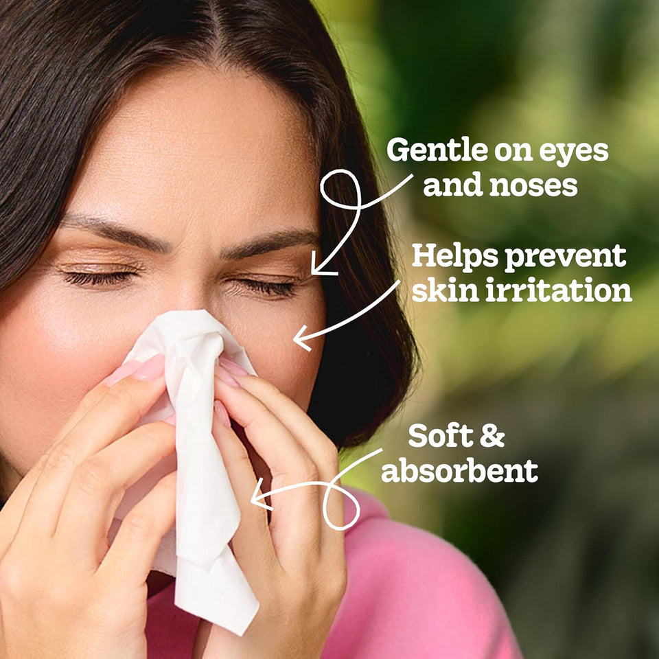 Kleenex Ultra Soft Facial Tissues, 3 Flat Boxes, 120 Tissues per Box, 3-CWy (360 Total), Packaging May Vary