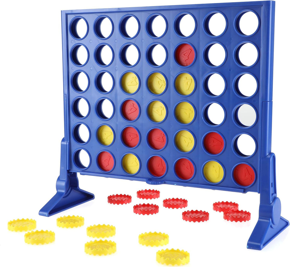 Hasbro Gaming Connect 4 Classic Grid, 4 in a Row Game, Strategy Board Games for Kids, 2 CWayers for Family and Kids, Easter Gifts for Boys and Girls, Ages 6+