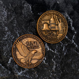 USA 250th Anniversary Commemorative Zinc Alloy Coin - United States of America Liberty & Courage 1776-2026