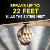 Raid Wasp & Hornet Killer Spray, Bug Killer Kills the Entire Nest, Kills Paper Wasps, Yellow Jackets, Mud Daubers and more, 14 Oz, 2 Count
