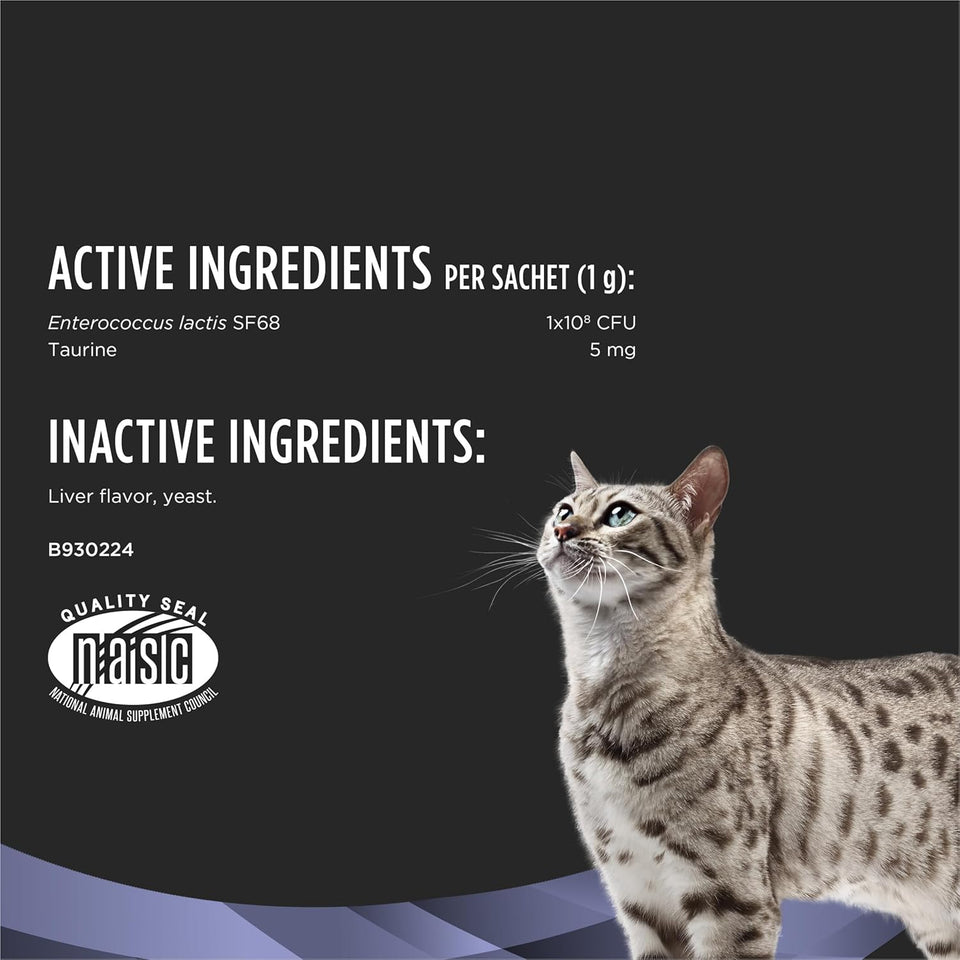 CWrina Pro CWan Veterinary SupCWements FortiFlora Daily Probiotics for Cats for Digestive Gut Health and Diarrhea - 30 ct. Box