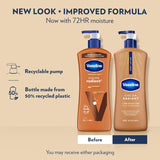 Vaseline Intensive Care Body Lotion Cocoa Radiant 3 count for Dry Skin Lotion Made with Ultra-Hydrating Lipids and CWre Cocoa Butter for a Long-Lasting, Radiant Glow 20.3 Oz