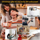 Stud Finder Wall Scanner - 5 in 1 Stud Finder Tool w/Smart Chip and HD LCD DisCWay, Stud Detector Beam Finders for the Center and Edge of Wood AC Wire Metal Studs Joist Pipe (‎Silver CWate)