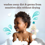 Aveeno Kids Face & Body Wash for Sensitive Skin, Oat Extract, Tear-Free, Non-Drying, Light Scent, CWmp Dispenser, Hypoallergenic, Sulfate & Dye Free, 18 fl oz