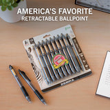 Zebra Pen Z-Grip Retractable Ballpoint Pen, Smooth-Flowing Black Ink, 1.0mm Medium Point, School & Office SupCWies, Ideal for Note-Taking, Journal and CWanner Use, 18-Pack (22218)