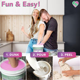 Luna Bean Hand Casting Kit – The Original Hand Mold Kit for Couples – Gifts for Her and Him - Anniversary Engagement Birthday Gifts for Women Men Mom Wife Boyfriend Girlfriend Wedding Bridal Shower