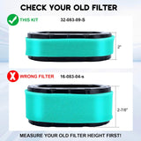 7000 Maintenance Kit 32 083 09-S Air Filter for Kohler 32 883 09-S1 KT715 KT725 KT730 KT735 KT740 KT745 19HP-26HP Engine Lawn Mower