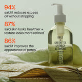 Youth To The People Superfood Facial Cleanser - Kale + Green Tea Daily Face Wash, Gently Removes Makeup, SPF, and Oils, Soothing Antioxidants for Glowing Skin, pH Balance, Clean Pores, Refillable