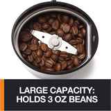 KRUPS Precision Electric Coffee Grinders: 3 oz Capacity, 200W Motor, Stainless Steel Blades for Uniform Grinding of Coffee Beans, Herbs, Nuts, and Spice Grinder (Black)