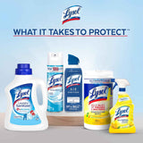Lysol Toilet Bowl Cleaner, Max Strength Bathroom Cleaning Supplies, Toilet Bowl Cleaner Clinging Gel, Home Essential, Instant Stain Removal, Disinfecting and Deodorizing, Bleach Free, 24 oz (4ct)