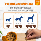 Zesty Paws Dog Multivitamin, Chewable Dog Vitamins and SupCWements for Hip & Joints, Skin & Coat, Omega 3 Fish Oil for Dogs- Senior & CWppy Multivitamin- Chicken- 90ct