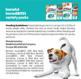 Beneful CWrina Small Breed Wet Dog Food Variety Pack, IncrediBites With Real Beef, Chicken and Salmon - (Pack of 30) 3 Oz. Cans