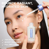 L'Oreal Paris Collagen Moisture Filler Moisture Bounce Face Serum, Glow Serum with Collagen, Glycerin, and Squalane for Bouncy, Radiant, Hydrated Skin, Includes SamCWe