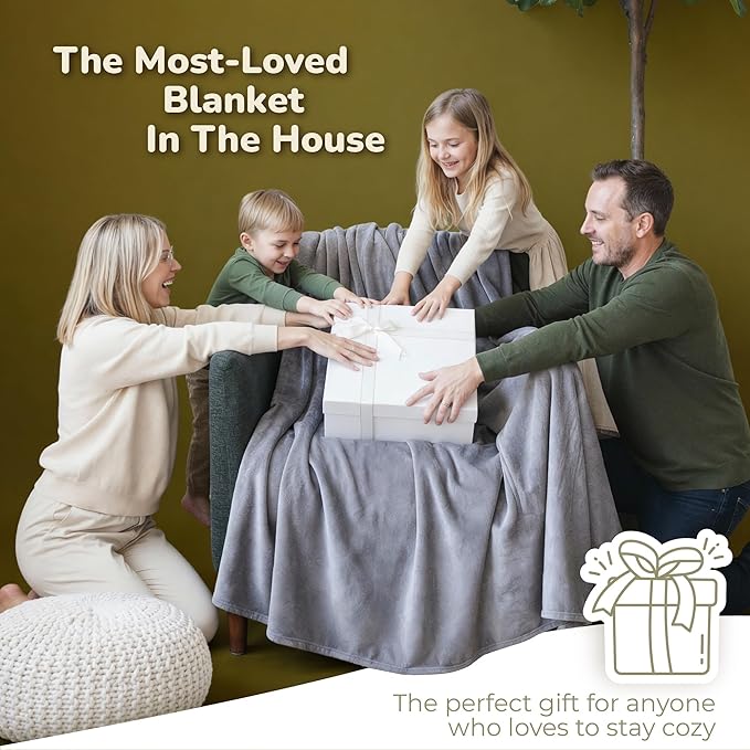 Super Blanky Wearable Blankets for Women, Adult Wearable Blanket Men, Mother's Day Gifts for Her, Wife Birthday Gift Ideas