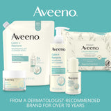 aveeno calm + restore facial moisturizer 1.7 oz non-comedogenic hydrating face cream for dry sensitive skin